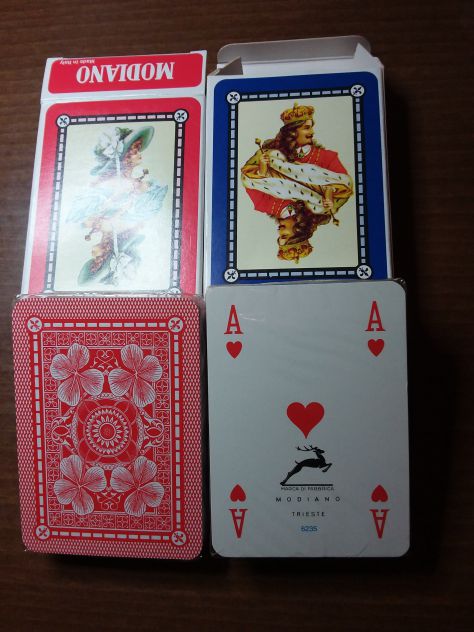 2 Mazzi di Carte 54 Modiano -  NUOVI