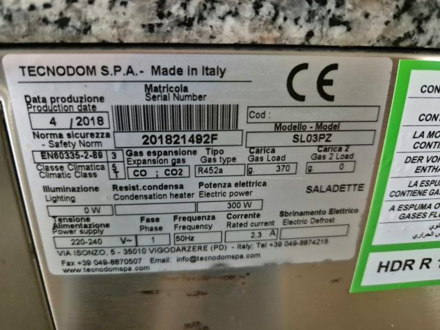 BANCO FRIGO PER PIZZERIA USATO - Foto 2