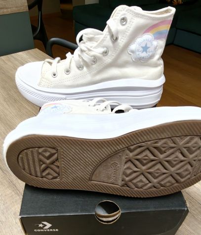 Converse All Star Move platform arcobaleno tg.35 - Foto 4