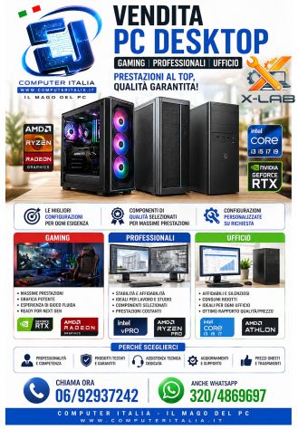 OFFERTE COMPUTER DA € 29,00 AL MESE ASSEMBLATI ROMA PC 0692937242
