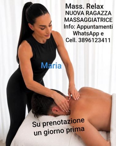 Vercelli/Massaggio Relax Nuova ragazza Maria solo su prenotazione Tel:3896123411