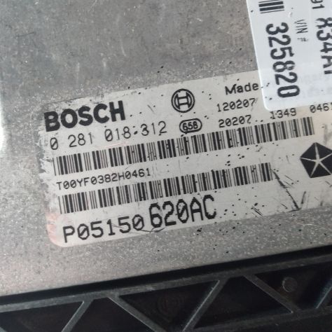 CENTRALINA MOTORE ENGINE ECU FIAT FREEMONT CODE 0281018312 0281018312 P05150620A - Foto 5