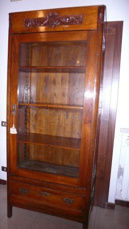Antica vetrina liberty primi 900 Antiquariato