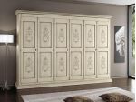 Armadio 6 ante laccato decorato cod 7022