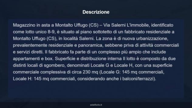Immobile in asta di 230 m² in vendita a Montalto Uffugo - Foto 6
