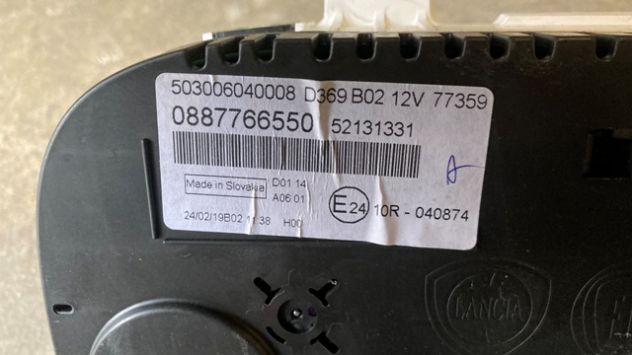 Quadro strumenti Fiat Panda 1.2 benzina del 2019 (52131331) - Foto 4