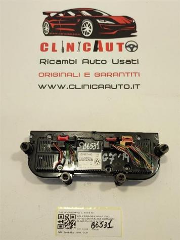 CENTRALINA CLIMA VOLKSWAGEN Golf 7 Berlina 5G0907044Q CLH (12) - Foto 4