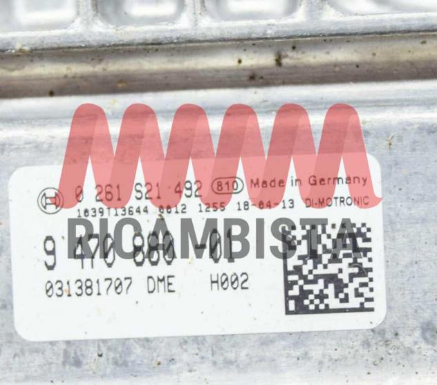 0261S21492 BMW Gran Turismo 630i centralina motore Bosch - Foto 2