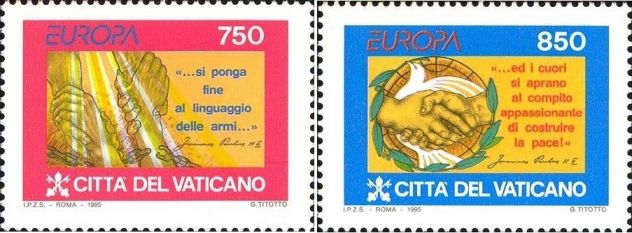 Francobolli nuovi annata 1995 Vaticano - Foto 2