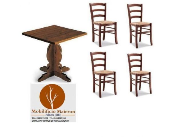 Set Tavoli e Sedie pub ristorante pizzeria cod 109/P nuovi