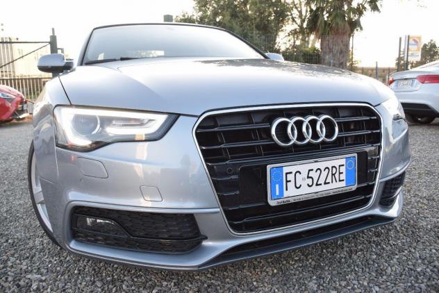AUDI A5 Cabrio 2.0TDI AUTOMATICA S-LINE Advanced FULL - NAVI - CRUISE - SENSORI - BT - LED - Foto 9