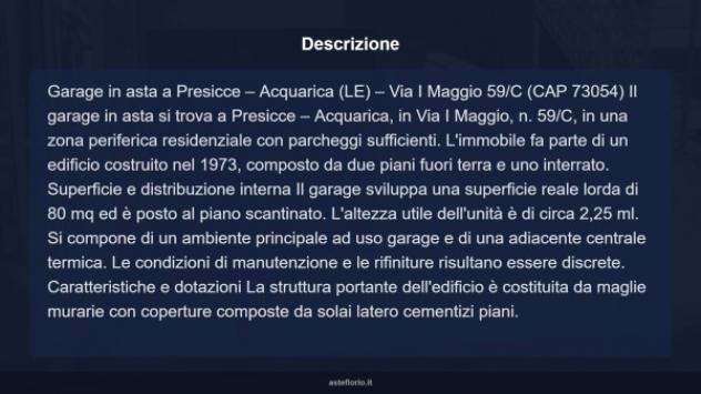 Immobile in asta di 80 m² in vendita a Presicce-Acquarica - Foto 9