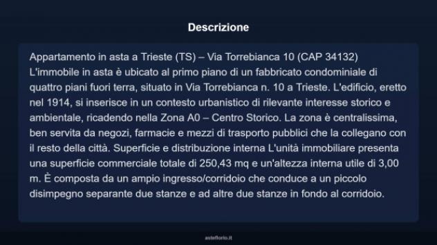 Immobile in asta di 250 m² con più di 5 locali in vendita a Trieste - Foto 4