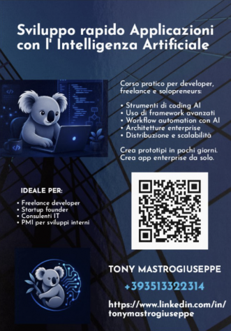 Sviluppo rapido di applicazioni enterprise con l'intelligenza artificiale