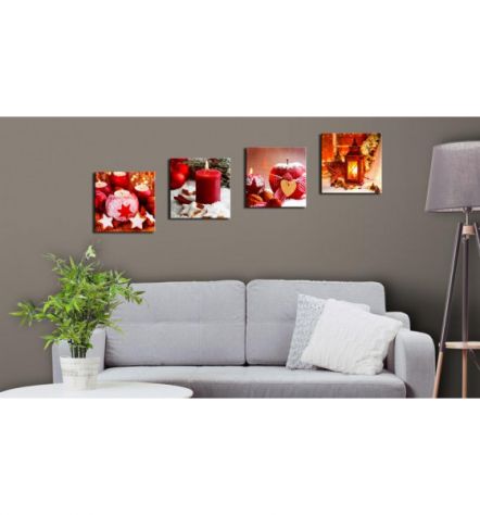 Quadro Con Le Mele Cm. 60x60 - ARREDALACASA - Foto 2