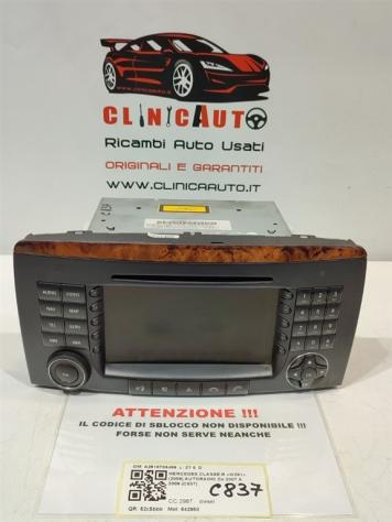 AUTORADIO MERCEDES Classe R W251 A2518703489 642950 (05)