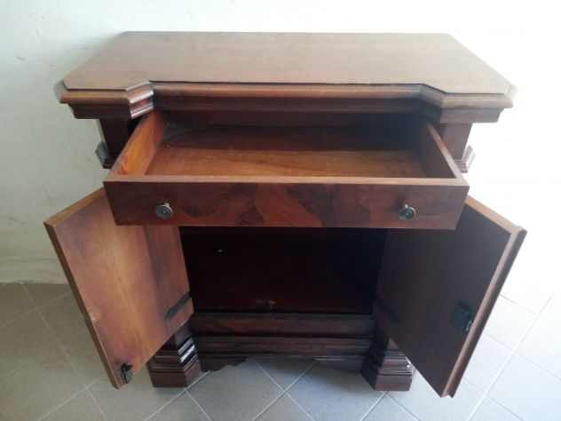 Mobile consolle porta TV in legno di Noce - Foto 4