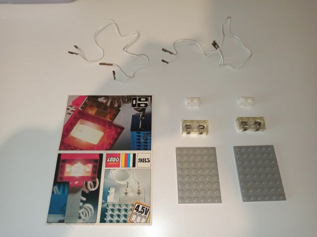 Set Lego vintage ingranaggi motorizzati + luci - Foto 2