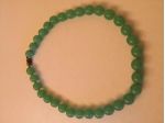 Collana girocollo bel color verde, bigiotteria, anni '80.