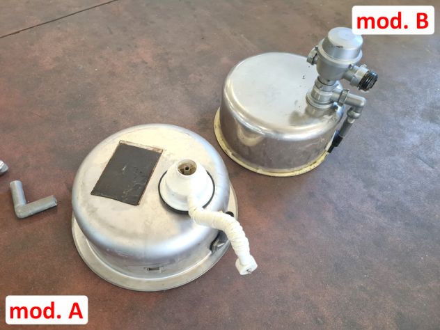 2 lavelli a incasso rotondi inox usati - Foto 3