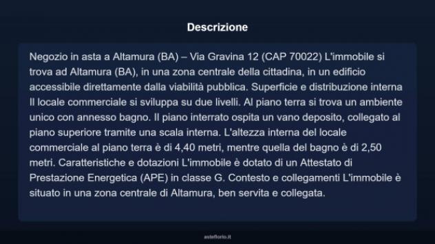 Immobile in asta di 81 m² in vendita a Altamura - Foto 3