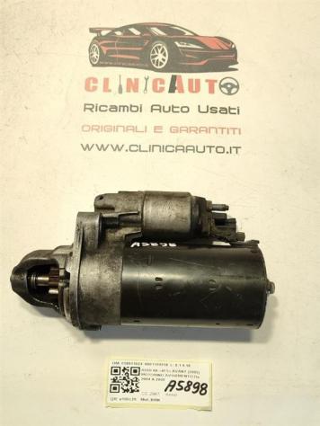 MOTORINO D' AVVIAMENTO AUDI A6 Avant Serie C6 (4F5) 059911024 0001109258 BMK diesel 2967 (0412) - Foto 3