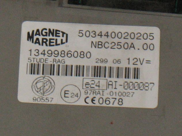 9663289080 KIT ECU FIAT DUCATO BOXER JUMPER DCU-102 DCU102 9661256980 - Foto 3