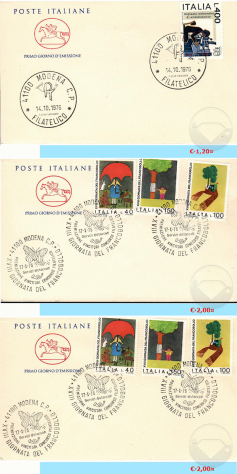 ITALIA BUSTE PRIMO GIORNO EMISSIONE 1976 - Foto 3