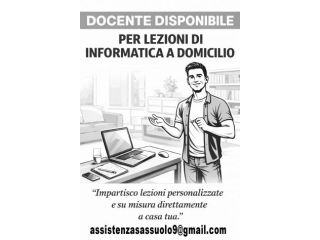 Docenze e lezioni di Informatica al tuo domicilio