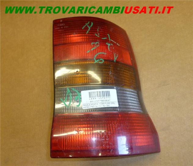 FANALE POST.D. ROSS FUME OPEL ASTRA (T92) 3p / 5p / 4p / SW  Parti elettriche  Fanaleria  Fanali  Fanale post. sx. OPEL - ASTRA E - 01-11-1991 - 01-02