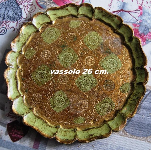 vassoi vintage decorati - Foto 3
