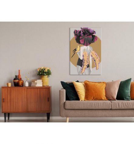 Quadro Fai Da Te Ritratto Femminile N.8 ARREDALACASA Spedizione Gratis - Foto 2