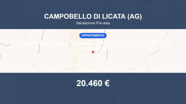 Immobile in asta di 98 m² con più di 5 locali e box auto in vendita a Campobello di Licata