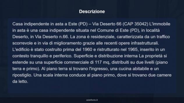 Immobile in asta di 117 m², box auto in vendita a Este - Foto 14
