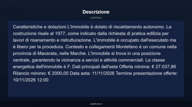 Immobile in asta di 108 m² con più di 5 locali in vendita a Montecassiano - Foto 4