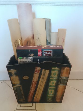 Portalibri Legno Vintage Anni 60/70 Artigianale - Foto 6