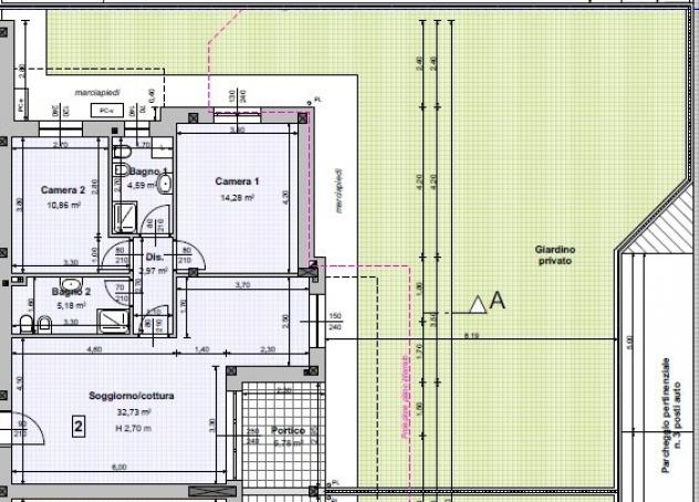 Nuova Costruzione: Trilocale d'angolo con doppi servizi e ampio giardino privato - Foto 4