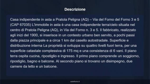 Immobile in asta di 175 m² in vendita a Pratola Peligna - Foto 8