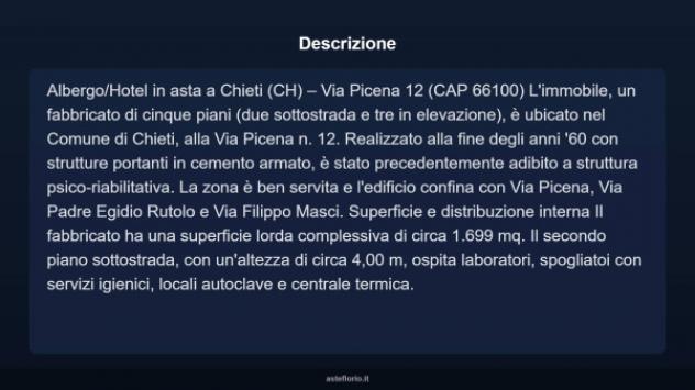 Immobile in asta di 1699 m² in vendita a Chieti - Foto 4