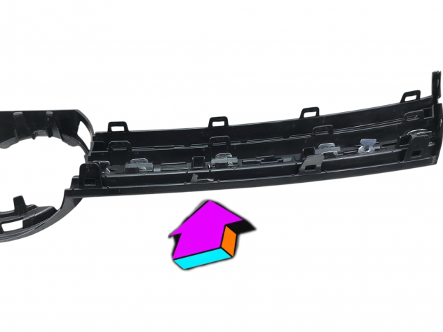 MASCHERINA ANTERIORE VOLKSWAGEN Golf 7 Berlina 5G0853655L (12) - Foto 11