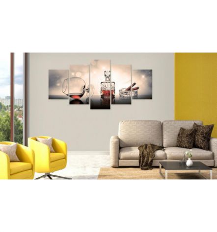 Quadro Alcolico Cm. 100x50 E 200x100 - Beige - ARREDALACASA - Foto 2
