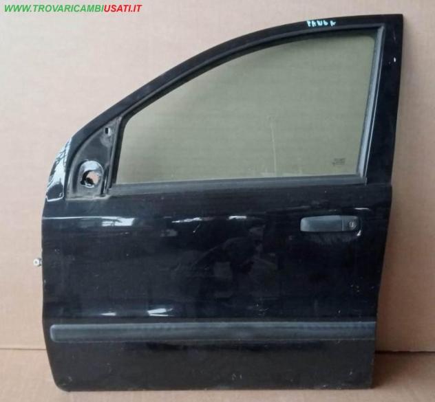 PORTA ANT.S. NERA MET. C/ALZ.E SERR. 999-U65644 Carrozzeria Lamierati esterni Porte Porta ant. sx. FIAT - PANDA - 2003 2011