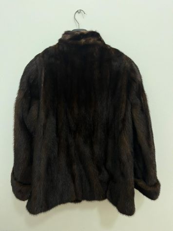 Cappotto in Pelliccia di Visone Taglia Unica Originale Vintage - Foto 2