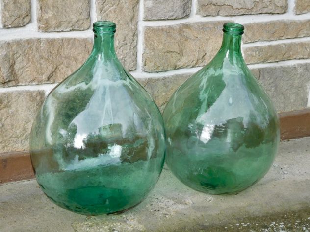 Damigiane antiche in vetro soffiato - Foto 2