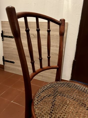 Sedie legno di faggio con seduta rattan - Thonet - Foto 4