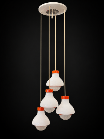 Lampadario a soffitto anni 70