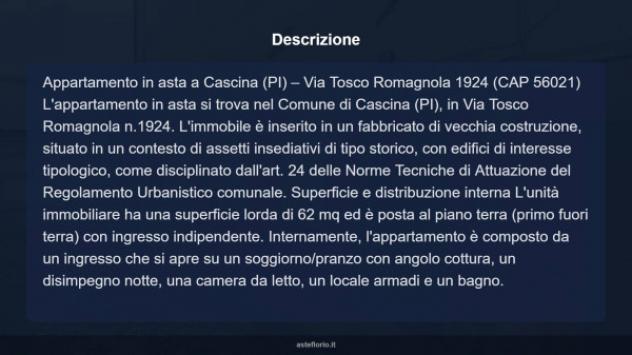 Immobile in asta di 62 m² in vendita a Cascina - Foto 17