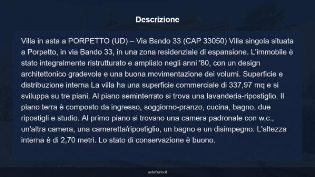 Immobile in asta di 337 m² in vendita a Porpetto - Foto 5