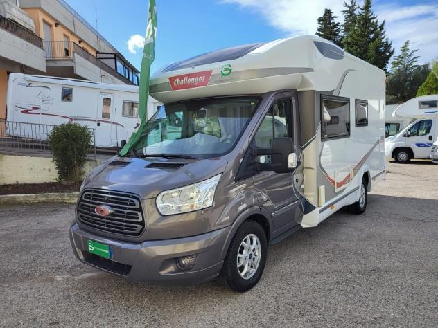 CAMPER CHALLENGER FORD SEMINTEGRALE BASCULANTE GARAGE CLIMATIZZATORE FOTOVOLTAICO GENERALI USATI - Foto 3