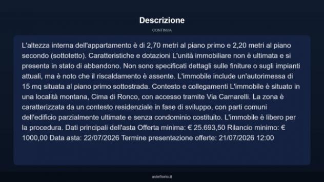 Immobile in asta di 61 m², box auto in vendita a Bianco - Foto 15